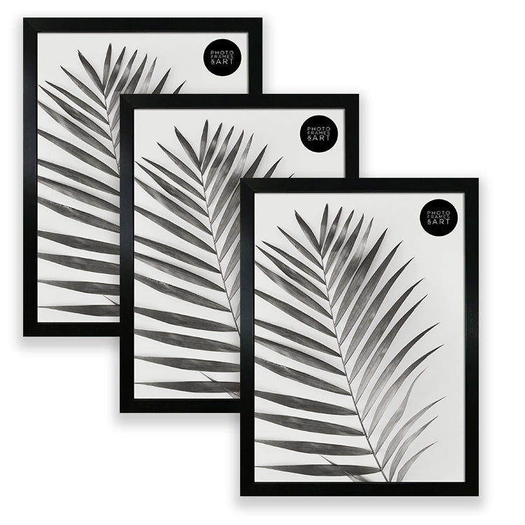 Set of 3 A3 Poster Frame | Oxford Black