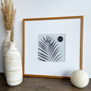 Oversized Mount Wooden 16x16" Oak Effect Frame For 8x8" | Signature Collection