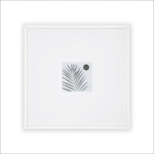 Oversized Mount Wooden 16x16" White Frame For 5x5" | Signature Collection