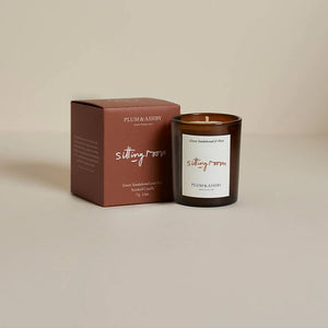 Plum & Ashby Sitting Room Votive | Green Sandalwood and Fern