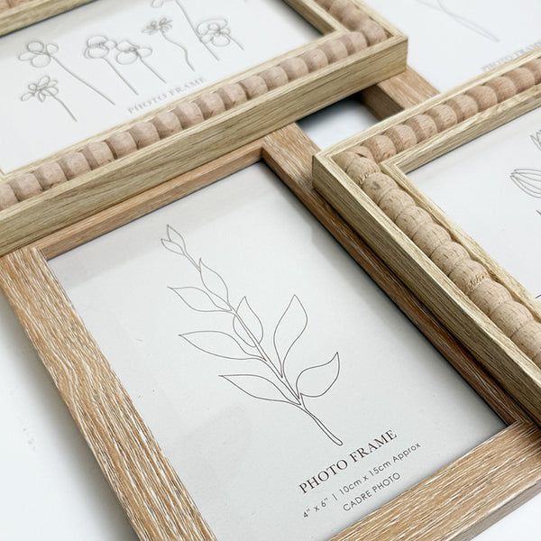 30cms x 30cms Beaded Collage Frame | 6x4" Photos