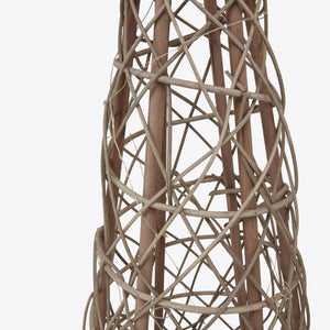 LED Wicker Christmas Tree With Star | Small Or Large