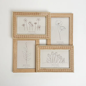 30cms x 30cms Beaded Collage Frame | 6x4" Photos