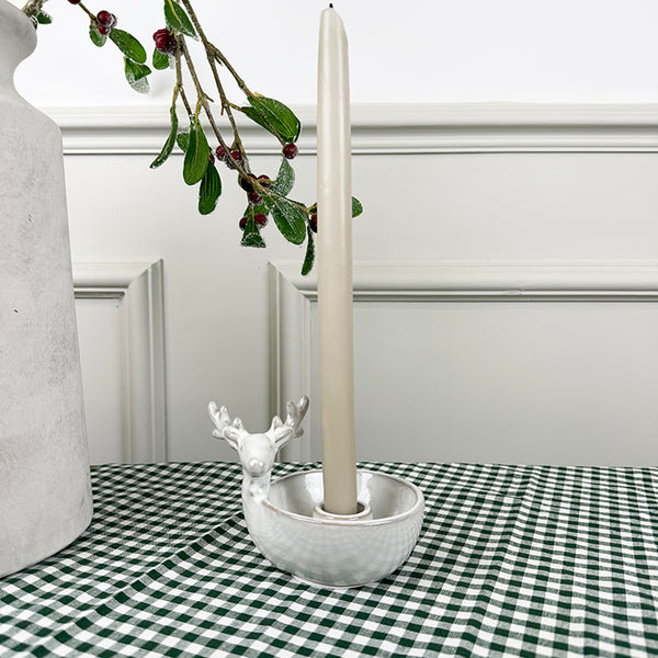 Reindeer Candle Holder | Ceramic