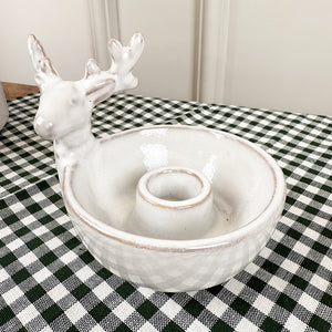 Reindeer Candle Holder | Ceramic