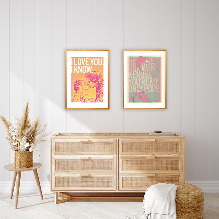 Han and Leia - Star Wars by The Designers Nursery