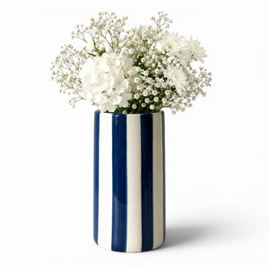 Blue Stripe Vase | 20.5 cms