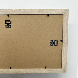 24x44cms Light Wood Effect Collage Frame | 3 Apertures