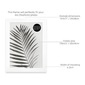 Set of 12 A5 White Photo Frames | Oxford