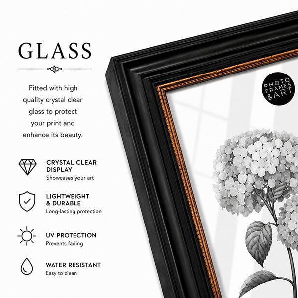 14x11" Shabby Chic Photo Frame | Vintage Black