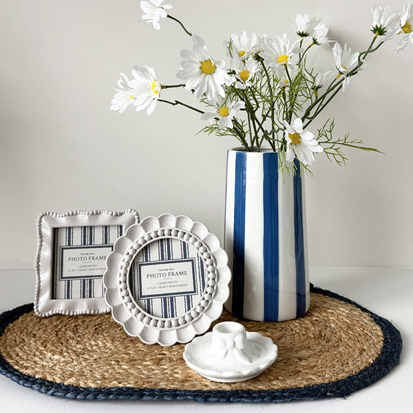 Brocante Candle Holder | White