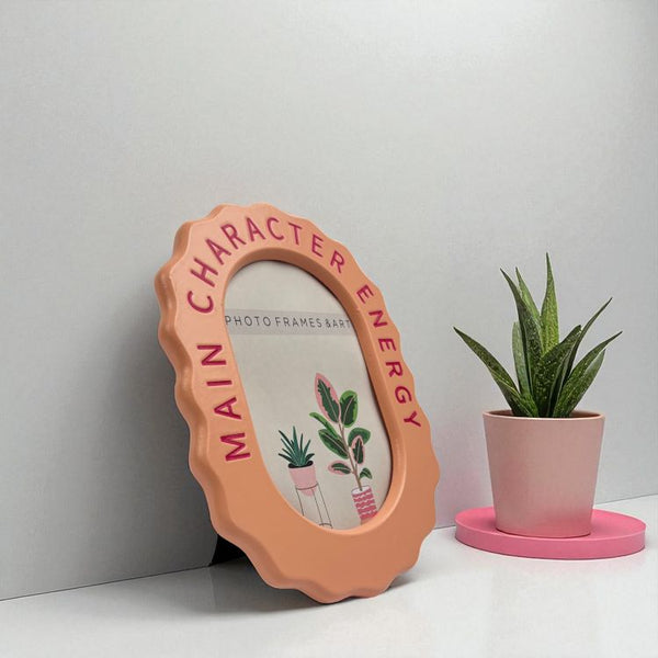 Main Character Energy Orange Frame | 6x4"