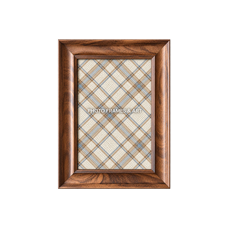7x5" Walnut Effect Photo Frame With Glass | Weymouth
