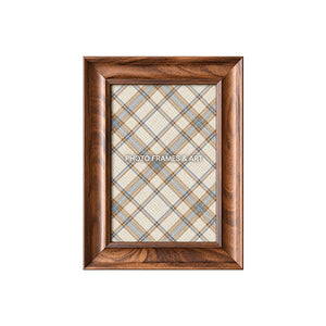 7x5" Walnut Effect Photo Frame With Glass | Weymouth