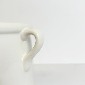 White Ceramic Milk Churn Vases | 2 Sizes Available