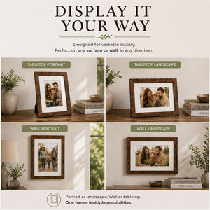 10x8" for 8x6" Windsor Photo Frame
