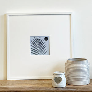 Oversized Mount Wooden 16x16" White Frame For 5x5" | Signature Collection