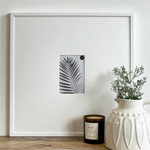 Oversized Mount Wooden 18x18" White Frame For 6x4" | Signature Collection