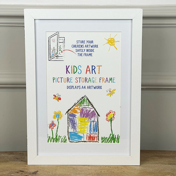 Changeable Art Work Picture Frame | White