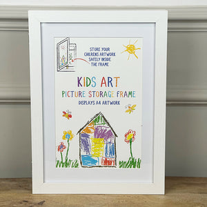 Changeable Art Work Picture Frame | White