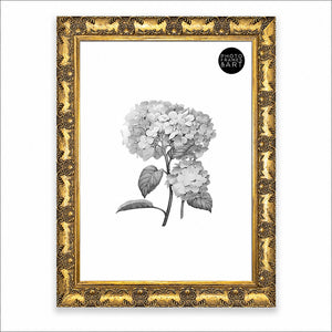 A2 Ornate Antique Frame | Gold