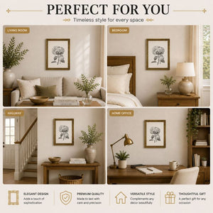 A3 Traditional Antique Style Photo Frame | Gold
