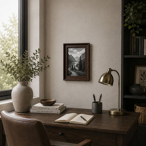 A4 Photo Frame | Tuscan Dark Wood Effect