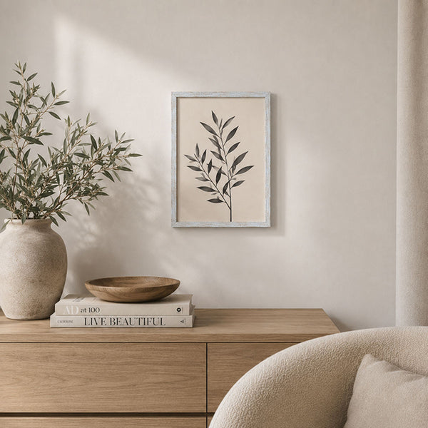 A4 Frame with Glass | DIstressed  Blue