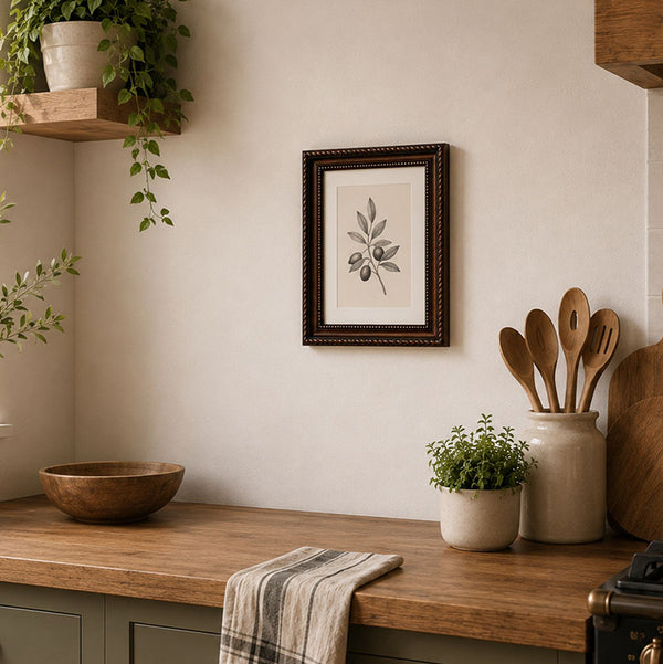 A4 Photo Frame | Tuscan Dark Wood Effect