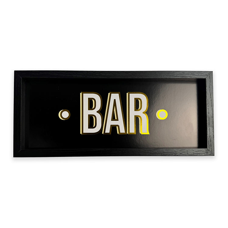 Bar Framed Print | Bold