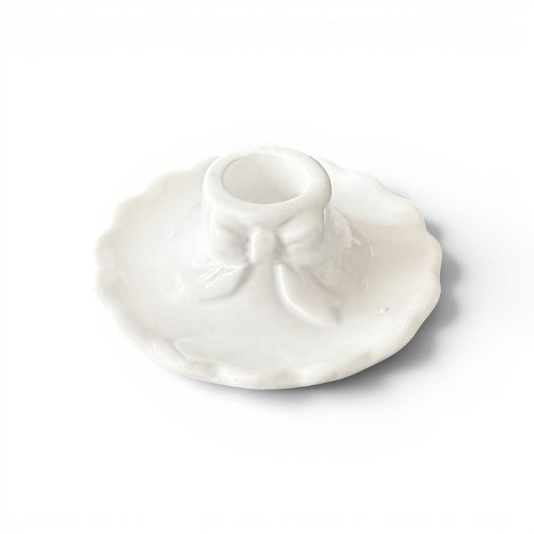 Brocante Candle Holder | White
