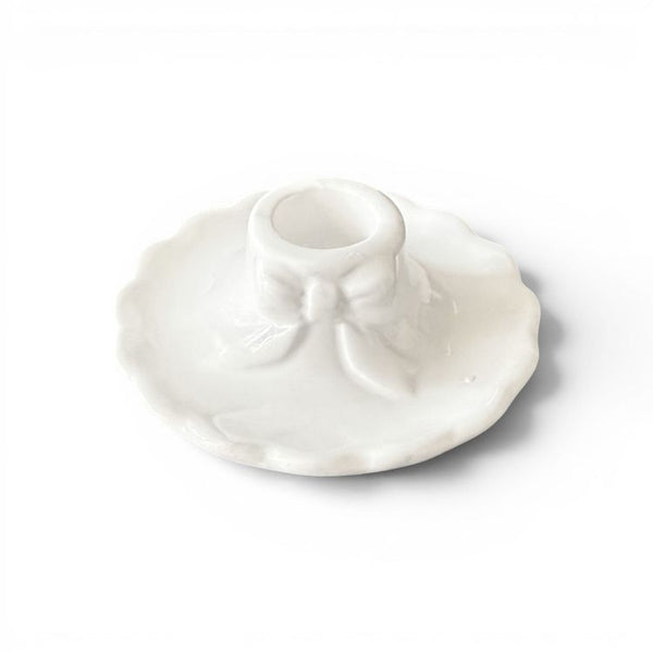 Brocante Candle Holder | White