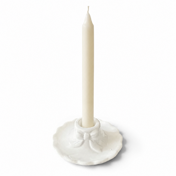 Brocante Candle Holder | White