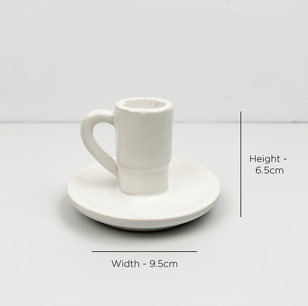 Ceramic Candle Holders | Set of 2