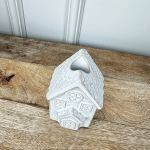 Ceramic Houses Candle Holders | Set of 2