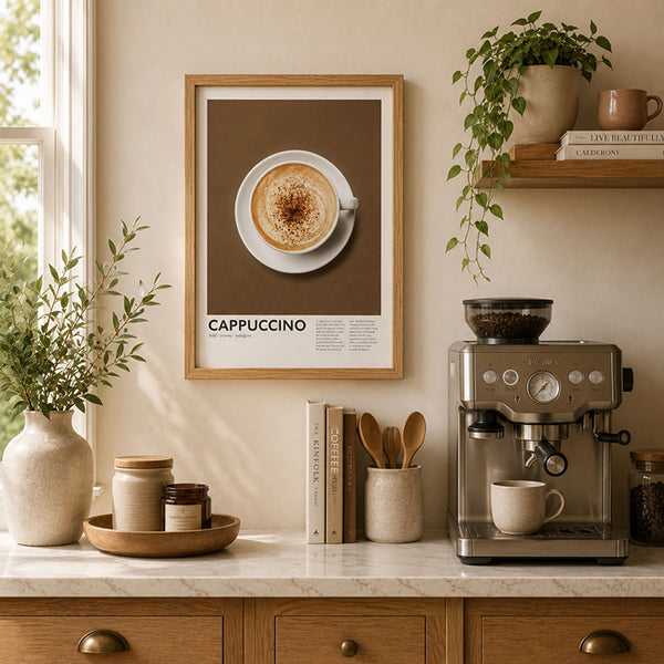 Framed 30x40cm Coffee Art | Cappuccino