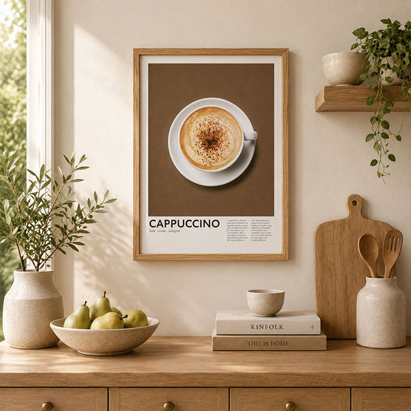 Framed 30x40cm Coffee Art | Cappuccino