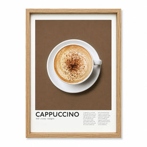 Framed 30x40cm Coffee Art | Cappuccino