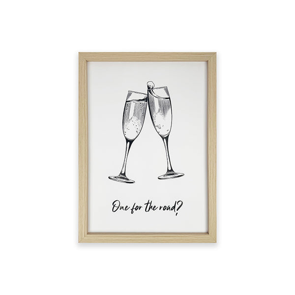 A3 Oak Effect Poster Frame | With Glass