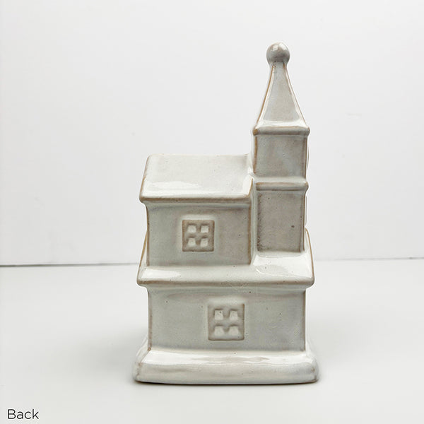 Ceramic Christmas Church | LED