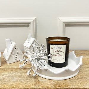 Ceramic Crown tray | White