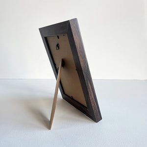 A4 Photo Frame | Dark Walnut Effect