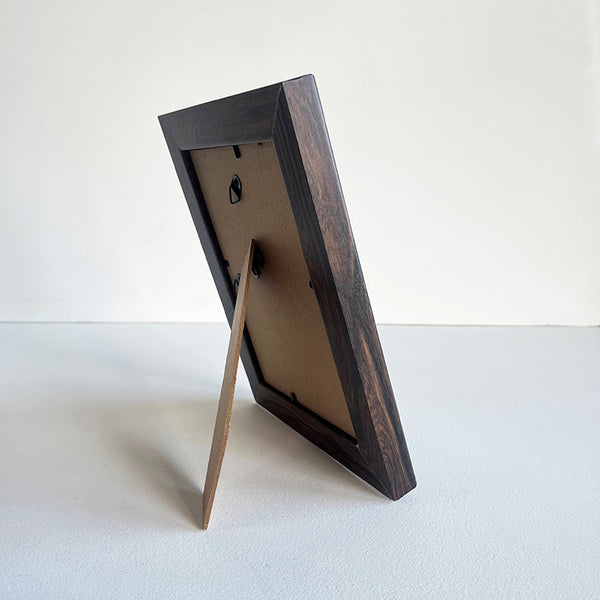 A4 Photo Frame | Dark Walnut Effect