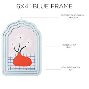 Arched Blue Frame | 6x4"