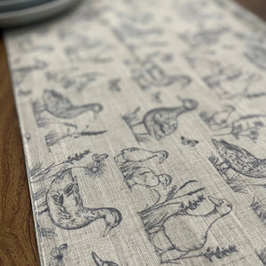 Spring Table Runner | Sketched Ducks
