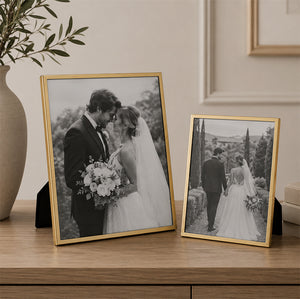 Gold Metal Fine Photo Frame | Available in 2 Sizes