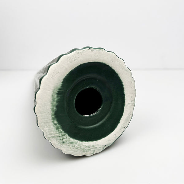 Green Ceramic Trees | Set of Three
