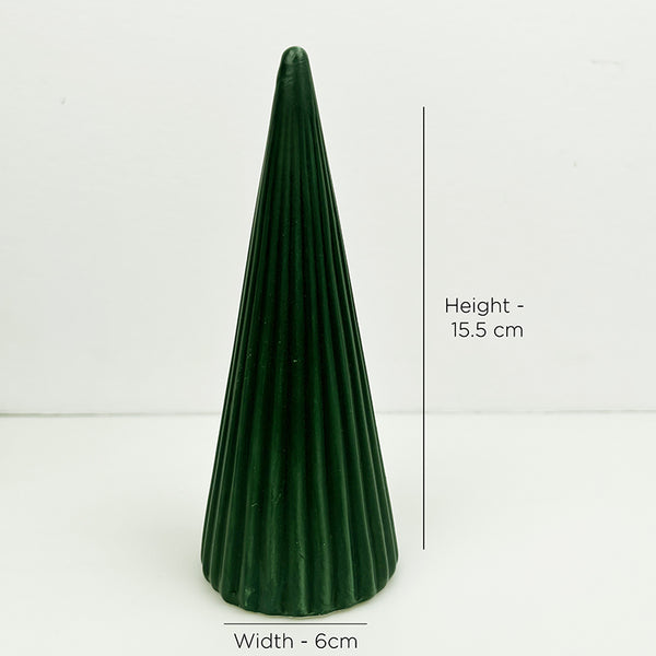 Green Ceramic Trees | Set of Three