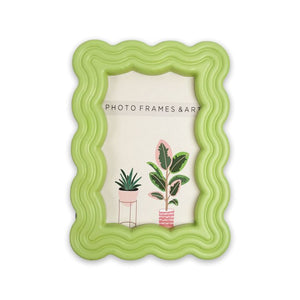 Wiggly Green Frame | 6x4"