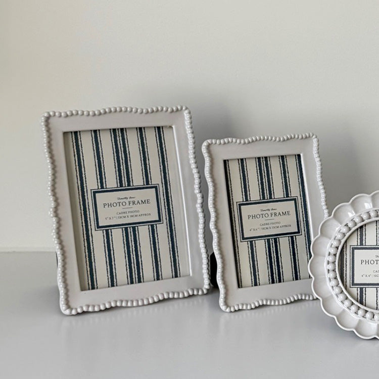Scalloped Beaded Brocante Picture Frames | Available in 2 sizes